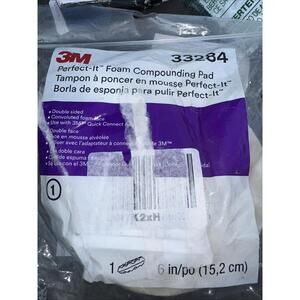 3M Perfect-it Foam Compounding Pad, 33284, 6 in